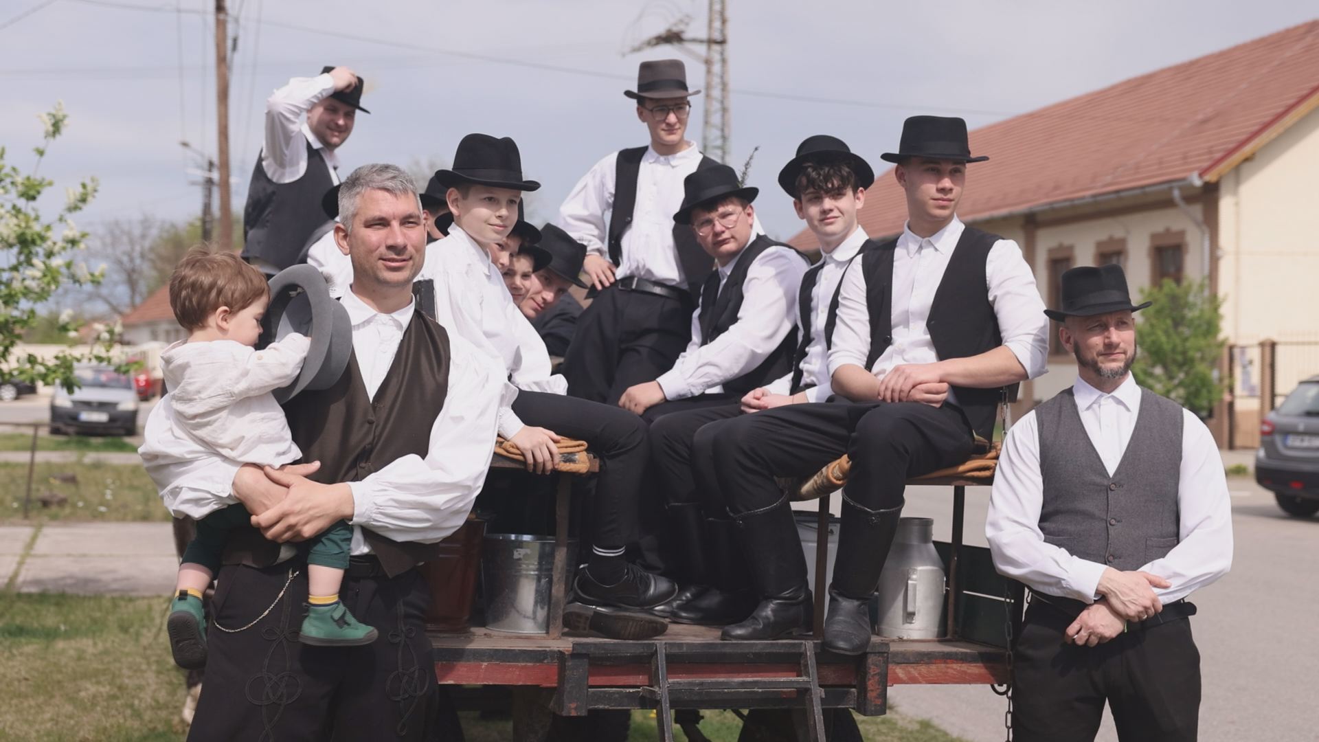 néptáncos locsolás